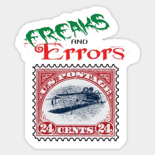 Freaks and Errors Stamps Sticker